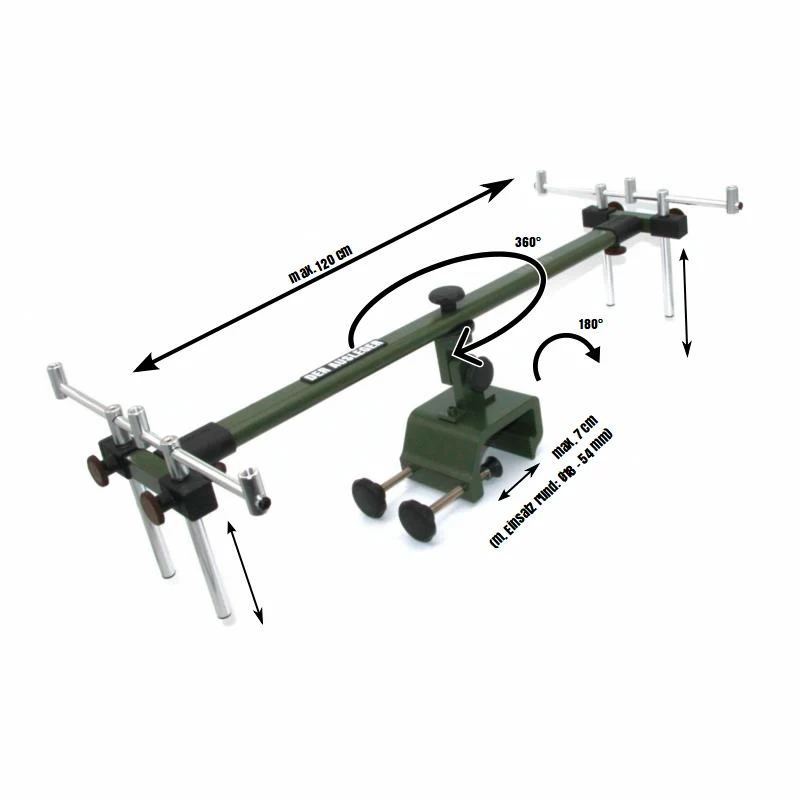 Dudi's Boat Rod Pod mit Klemmhalterung 2025