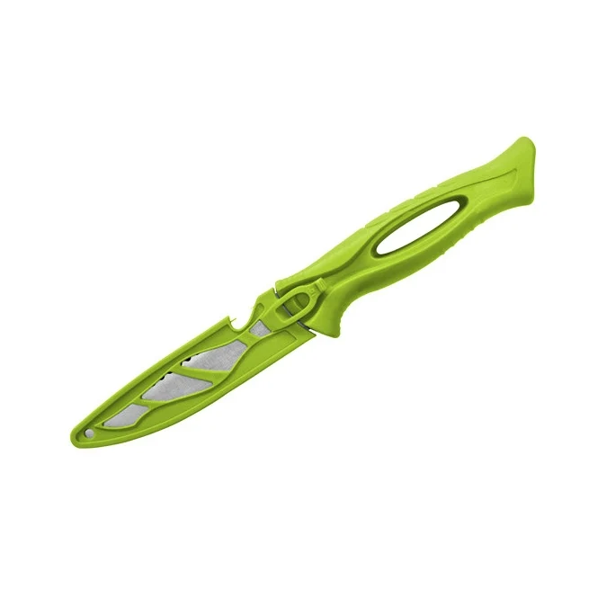 Outdoor Angelmesser und Filetiermesser mit Klick-Holster, rostfrei