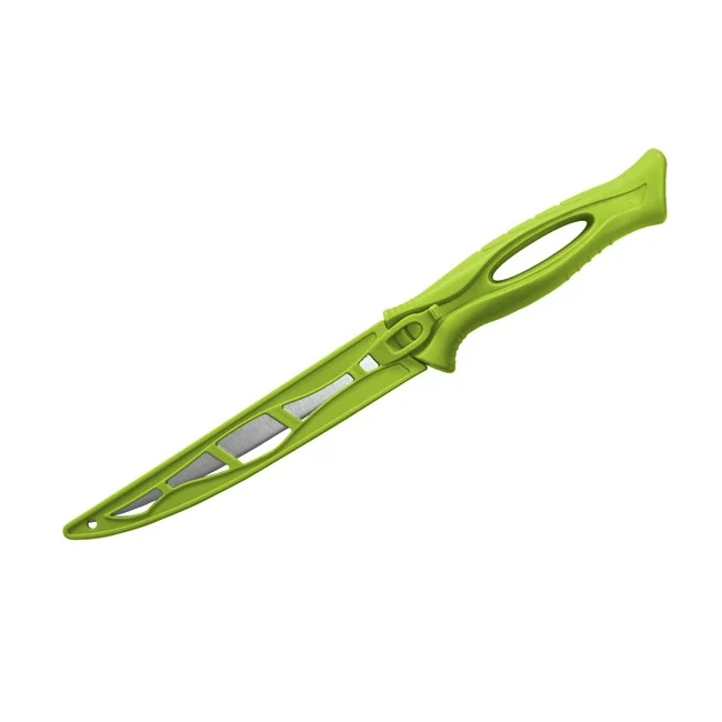 Outdoor Angelmesser und Filetiermesser mit Klick-Holster, rostfrei