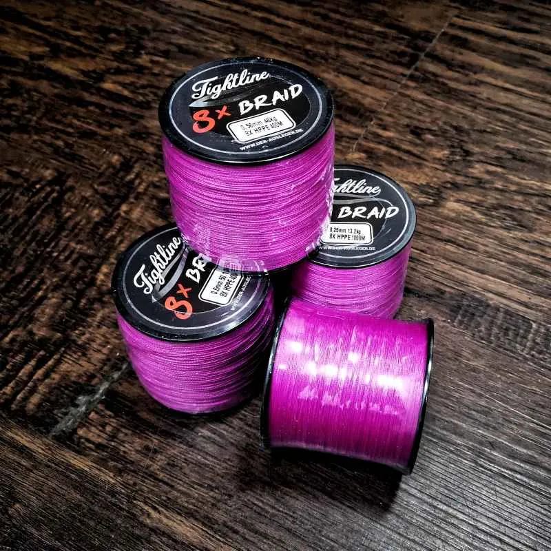 Tightline Purple Pink - Angelschnur geflochten [SALE%]