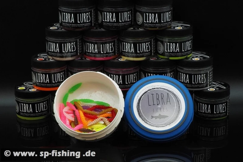 LIBRA LURES LARVA MULTI Forellen Gummiköder Auftreibend mit Aroma