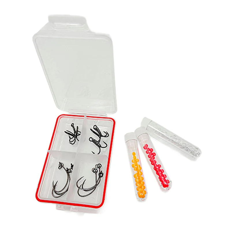 Savage Gear Haken und Perlen Set