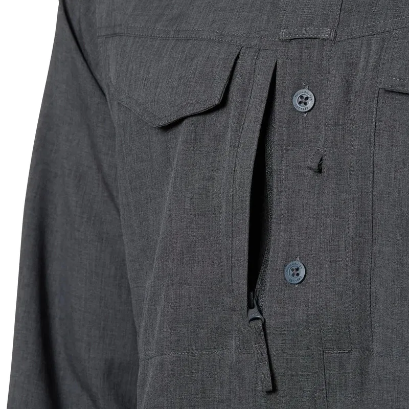 Hemd Defender MK2 Gentleman Shirt melange black grey