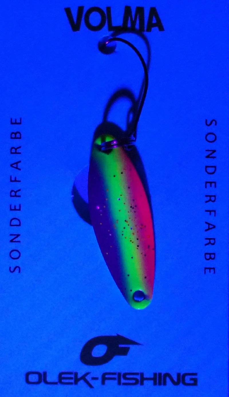 OLEK-Fishing Volma OKS-2 UV Spoon Forellenköder Forellenblinker