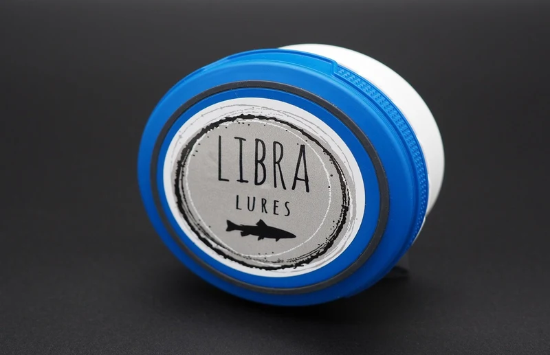 LIBRA LURES LIQUID BOX DOSE Zum Aufbewahren Blau Gelb Grau Rot