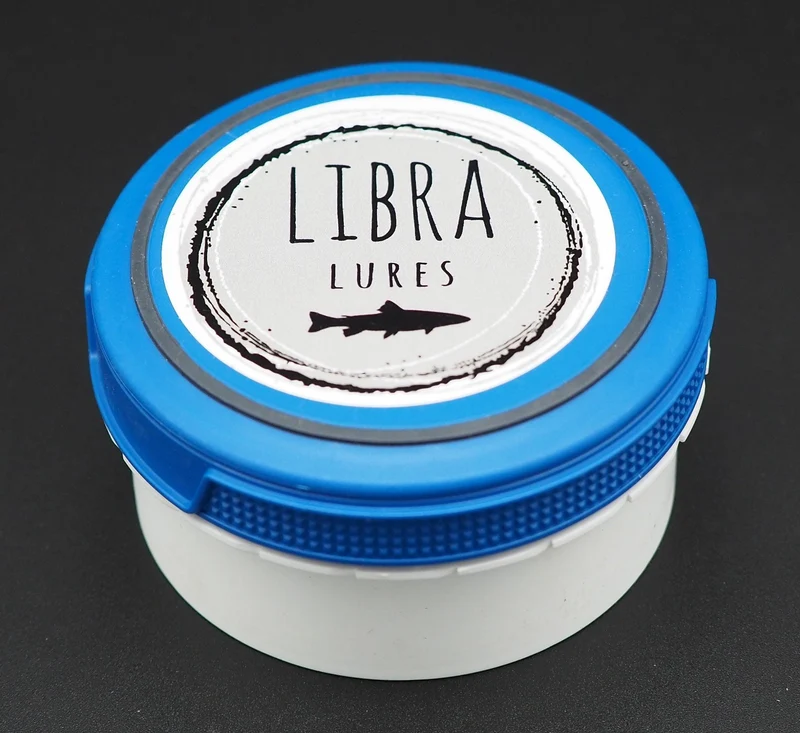 LIBRA LURES LIQUID BOX DOSE Zum Aufbewahren Blau Gelb Grau Rot
