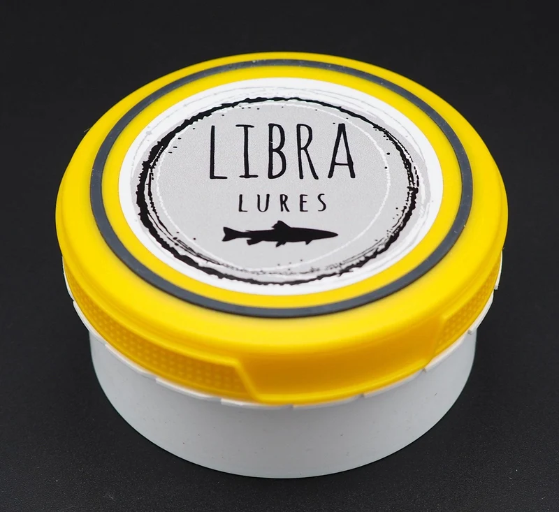 LIBRA LURES LIQUID BOX DOSE Zum Aufbewahren Blau Gelb Grau Rot