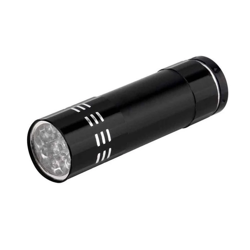 Aluminium 9 LED UV Schwarzlicht Leuchte - Outdoor Taschenlampe