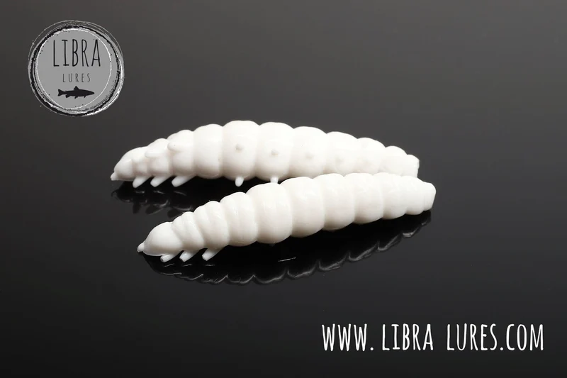 LIBRA LURES LARVA 35mm Forellen Gummiköder Auftreibend mit Aroma