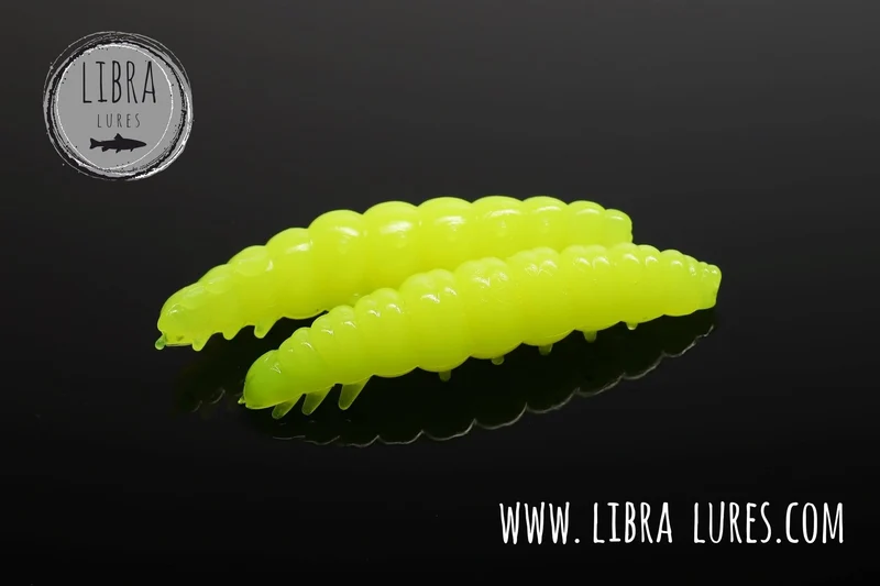 LIBRA LURES LARVA 35mm Forellen Gummiköder Auftreibend mit Aroma