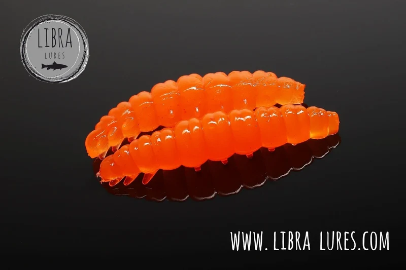 LIBRA LURES LARVA 35mm Forellen Gummiköder Auftreibend mit Aroma