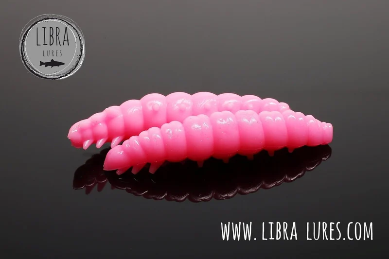 LIBRA LURES LARVA 35mm Forellen Gummiköder Auftreibend mit Aroma