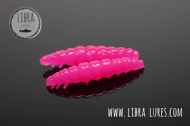 LIBRA LURES LARVA 35mm Forellen Gummiköder Auftreibend mit Aroma