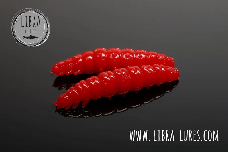 LIBRA LURES LARVA 35mm Forellen Gummiköder Auftreibend mit Aroma