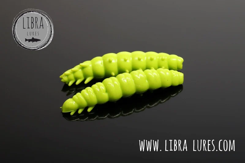 LIBRA LURES LARVA 35mm Forellen Gummiköder Auftreibend mit Aroma