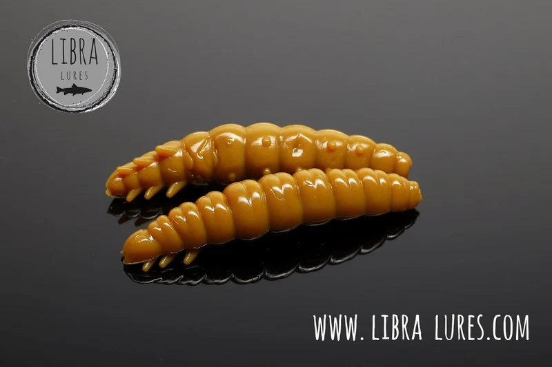 LIBRA LURES LARVA 35mm Forellen Gummiköder Auftreibend mit Aroma