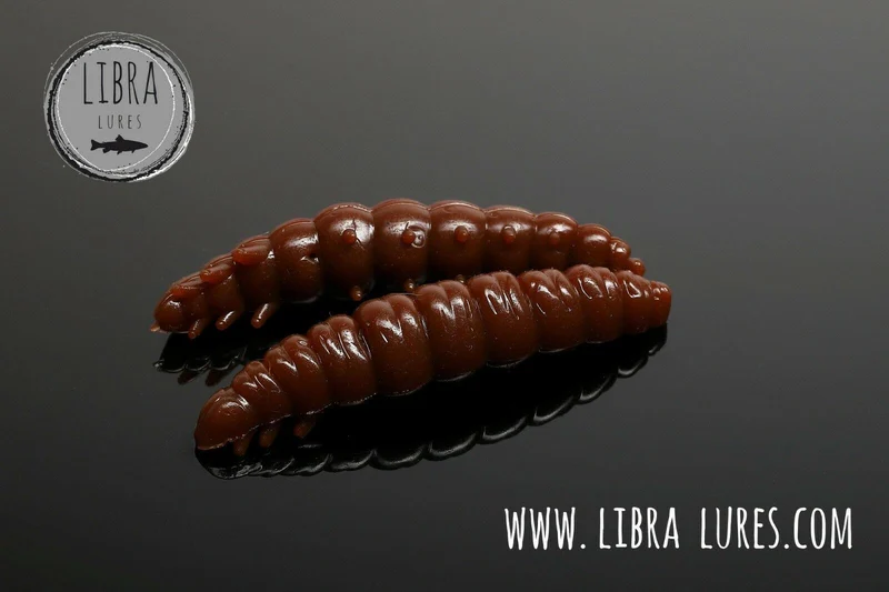 LIBRA LURES LARVA 35mm Forellen Gummiköder Auftreibend mit Aroma