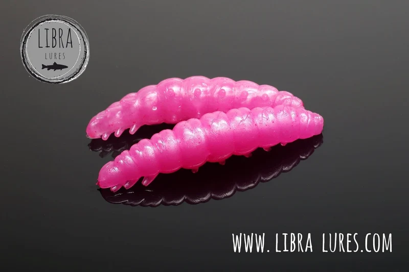 LIBRA LURES LARVA 35mm Forellen Gummiköder Auftreibend mit Aroma