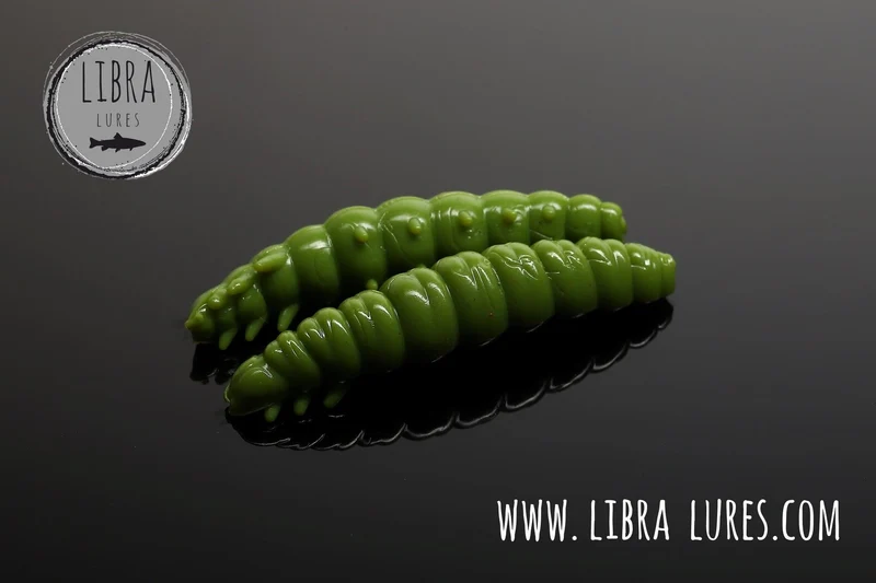 LIBRA LURES LARVA 35mm Forellen Gummiköder Auftreibend mit Aroma