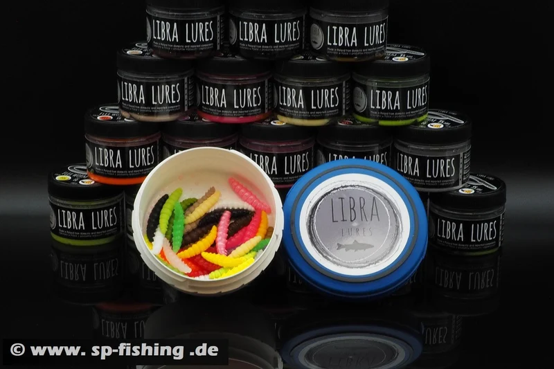 LIBRA LURES LARVA 35mm Forellen Gummiköder Auftreibend mit Aroma