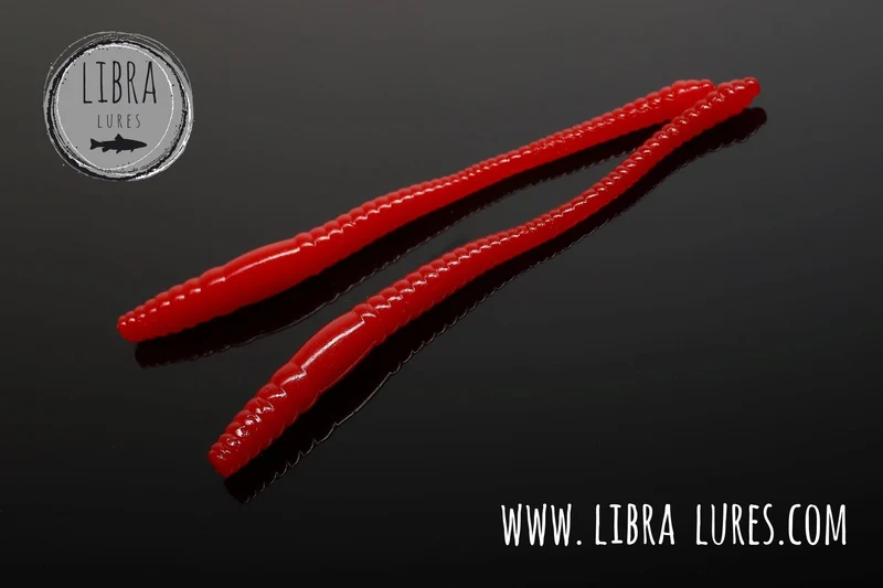 LIBRA LURES DYING WORM Forellen Gummiköder Auftreibend mit Aroma