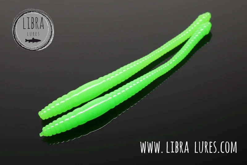 LIBRA LURES DYING WORM Forellen Gummiköder Auftreibend mit Aroma