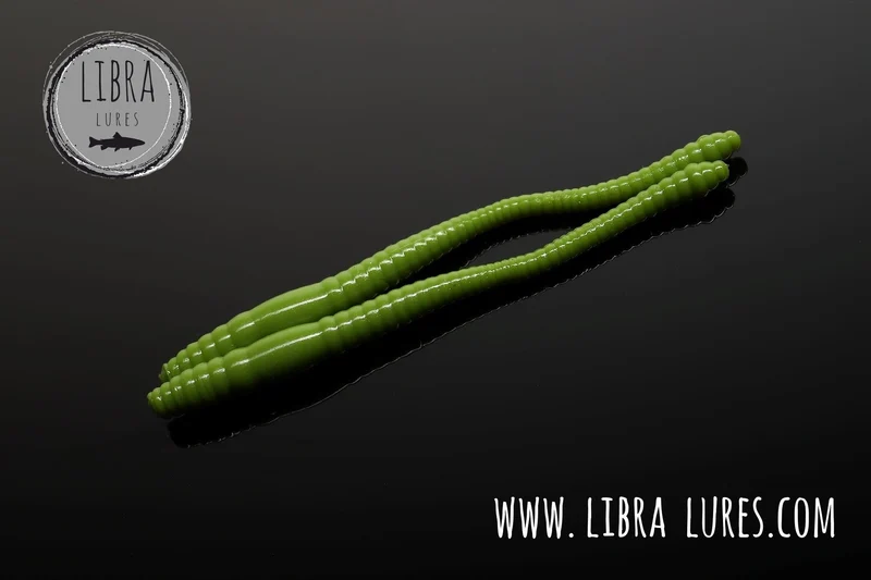 LIBRA LURES DYING WORM Forellen Gummiköder Auftreibend mit Aroma