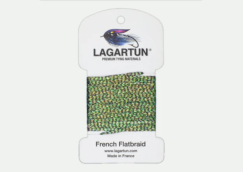 Flachgeflochten – Buntes Pfauenmuster