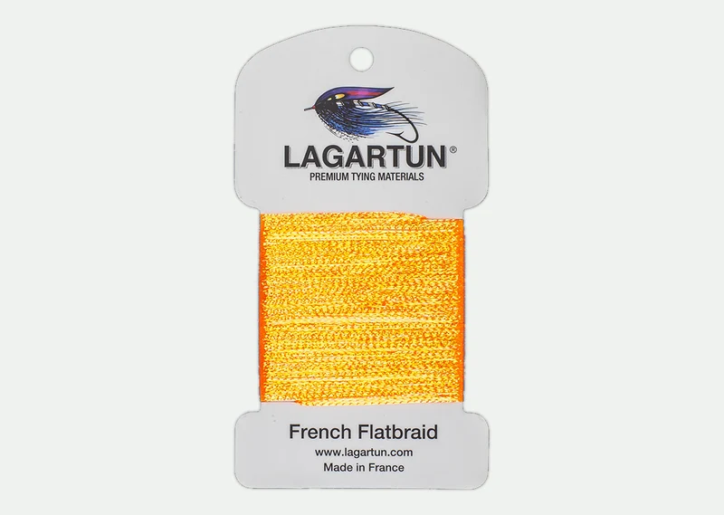 Flachgeflochten – Neonorange