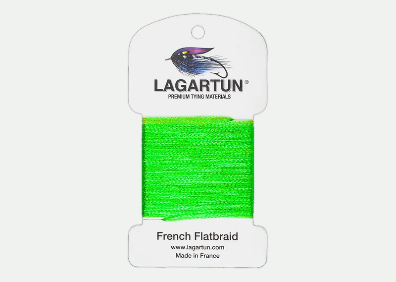 Flachgeflochtenes Haar - Fluoreszierendes Farbdiagramm