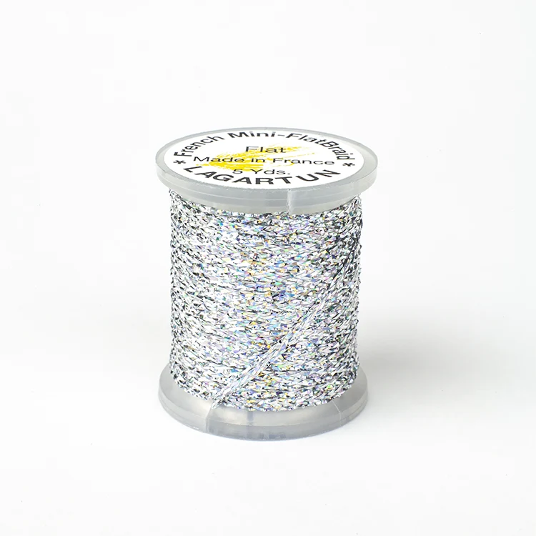 Französischer Mini-Flachzopf – Holo-Silber