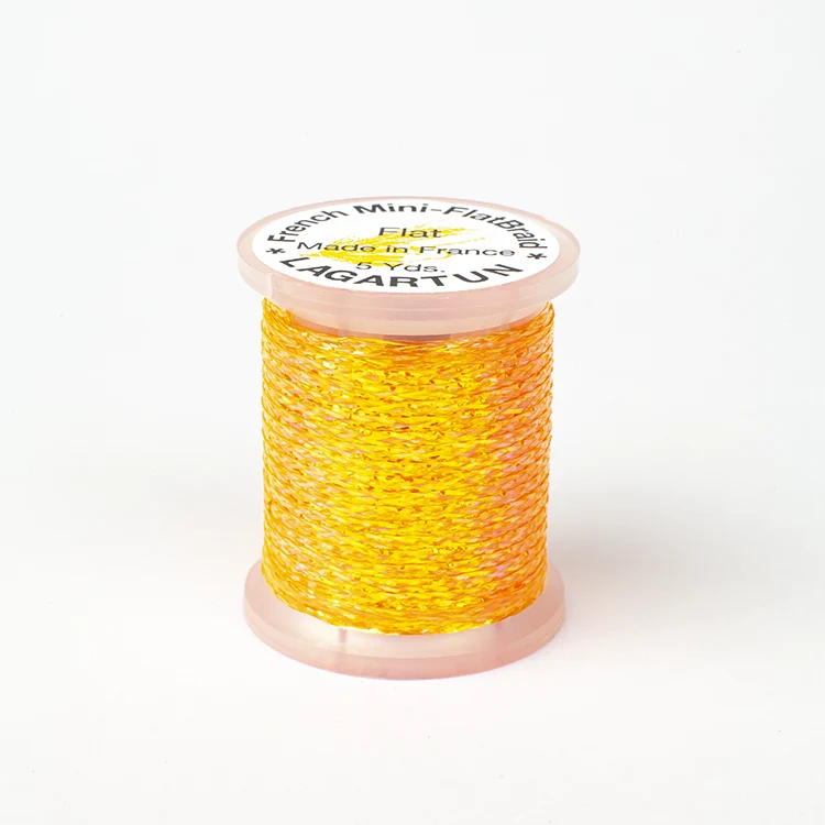 Französischer Mini-Flachzopf – Neonorange