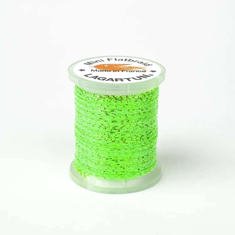 Französischer Mini-Flachzopf – Fluo. Chartreuse