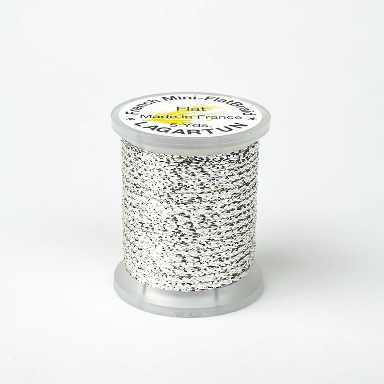 Französischer Mini-Flachzopf – Silber