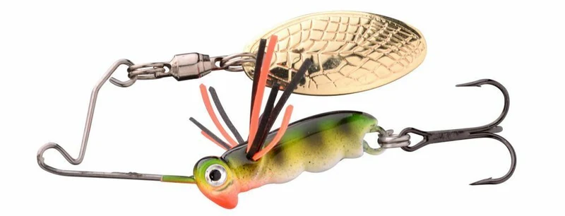 Spro Larva Micro Spinnerbait 4cm, 7 gr. mit Gamakatsu Drilling/Einzelhaken