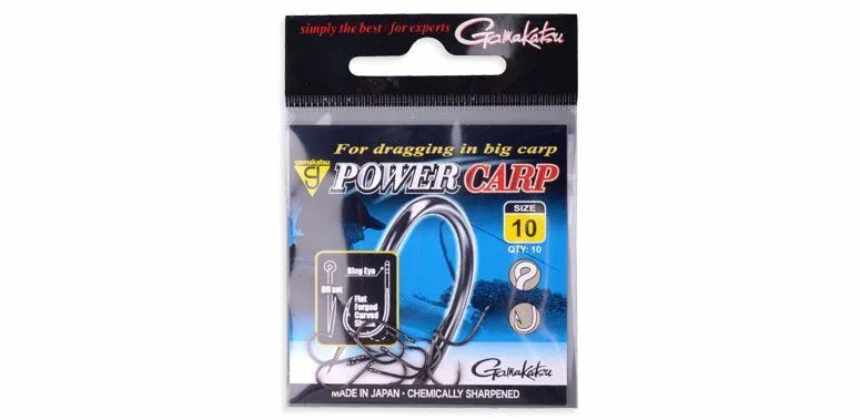 Gamakatsu Power Carp Ring Eye Angelhaken, Karpfenhaken, Feederhaken, Method