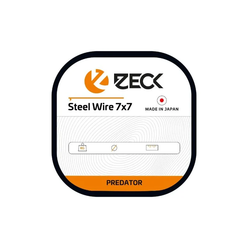 Zeck 7x7 Stahlvorfach 10m