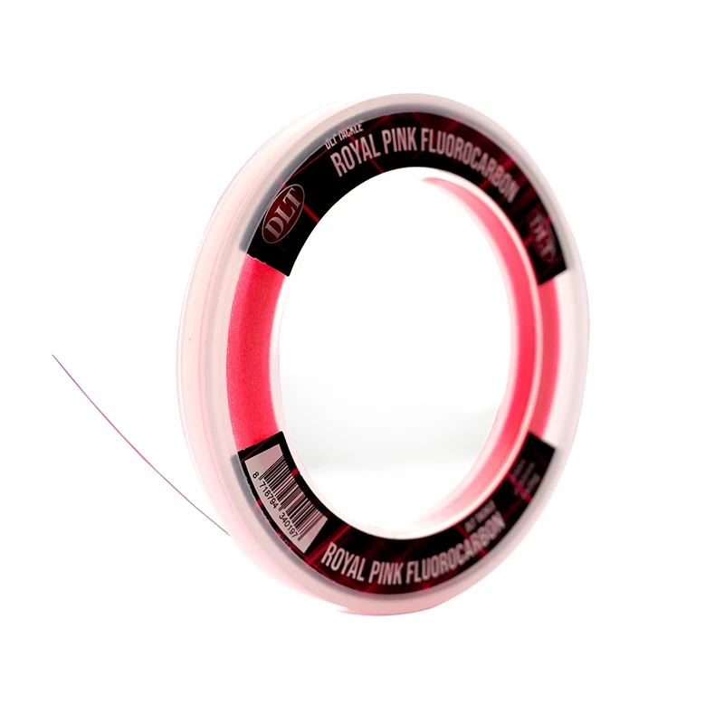 DLT Royal Pink Fluorocarbon Angelschnur – 200 m für Raubfisch & Karpfen