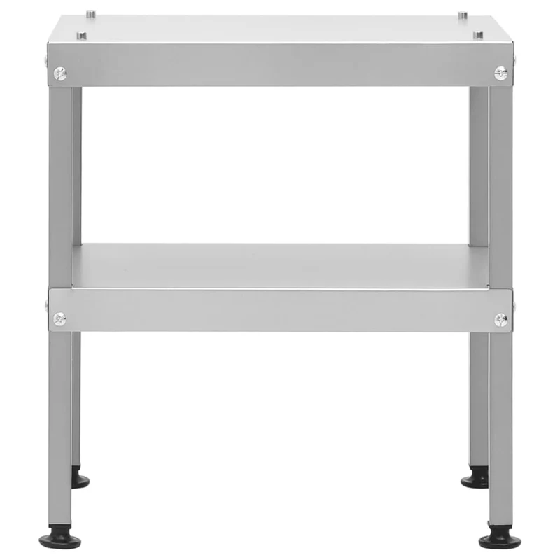 Tisch für Räucherofen mit Ablage 40x28x44,5 cm Verzinkter Stahl höhenverstellbar