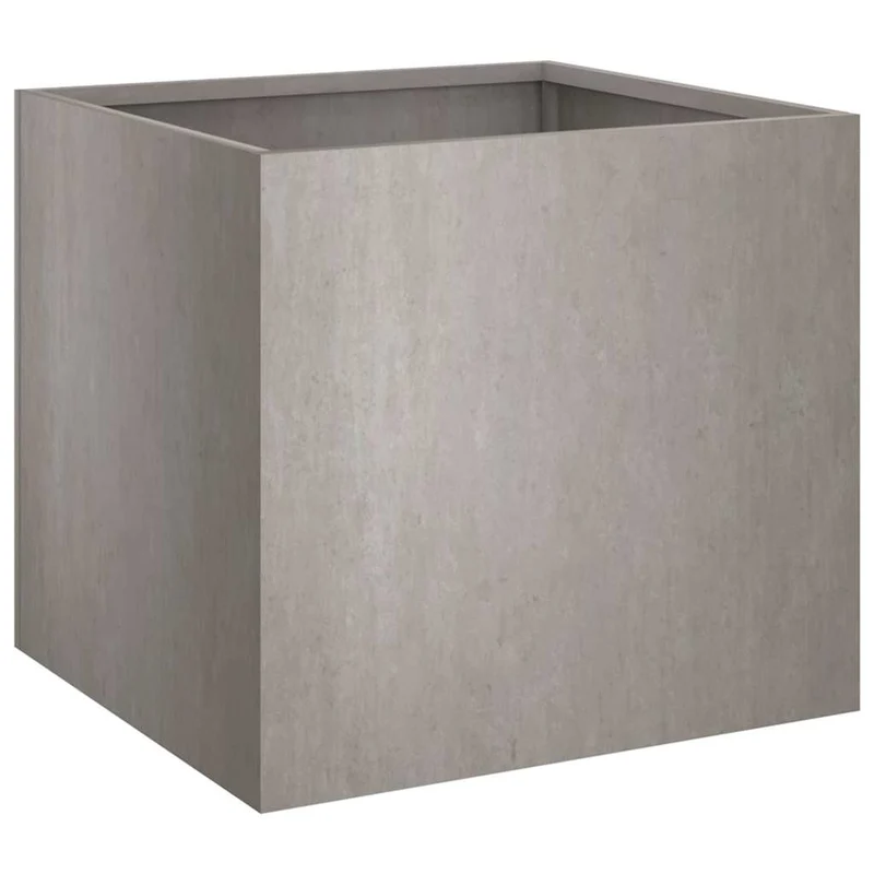 2 Stk. Hochbeet 49x47x46 cm Cortenstahl rostig Pflanzbeet Pflanzkasten mit Boden