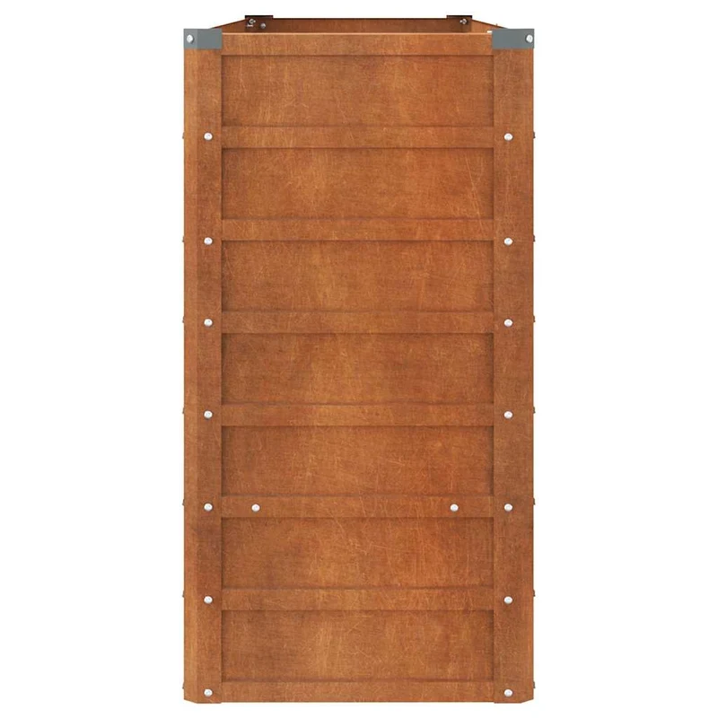 Hochbeet 160x40x77 cm Cortenstahl rostig Pflanzbeet Pflanzkasten