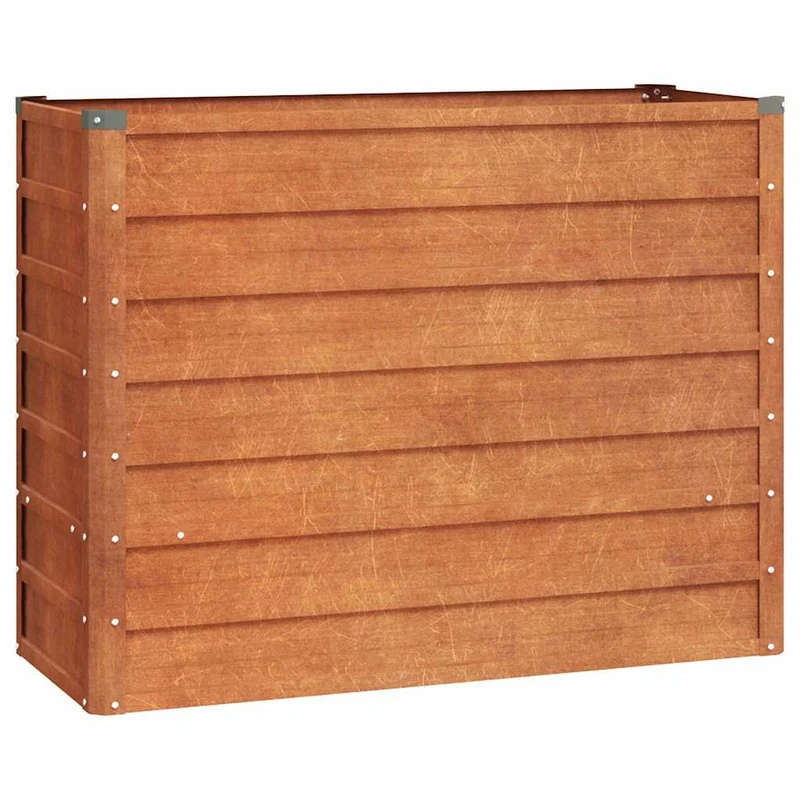 Hochbeet 100x40x77cm Cortenstahl rostig Pflanzbeet Pflanzkasten
