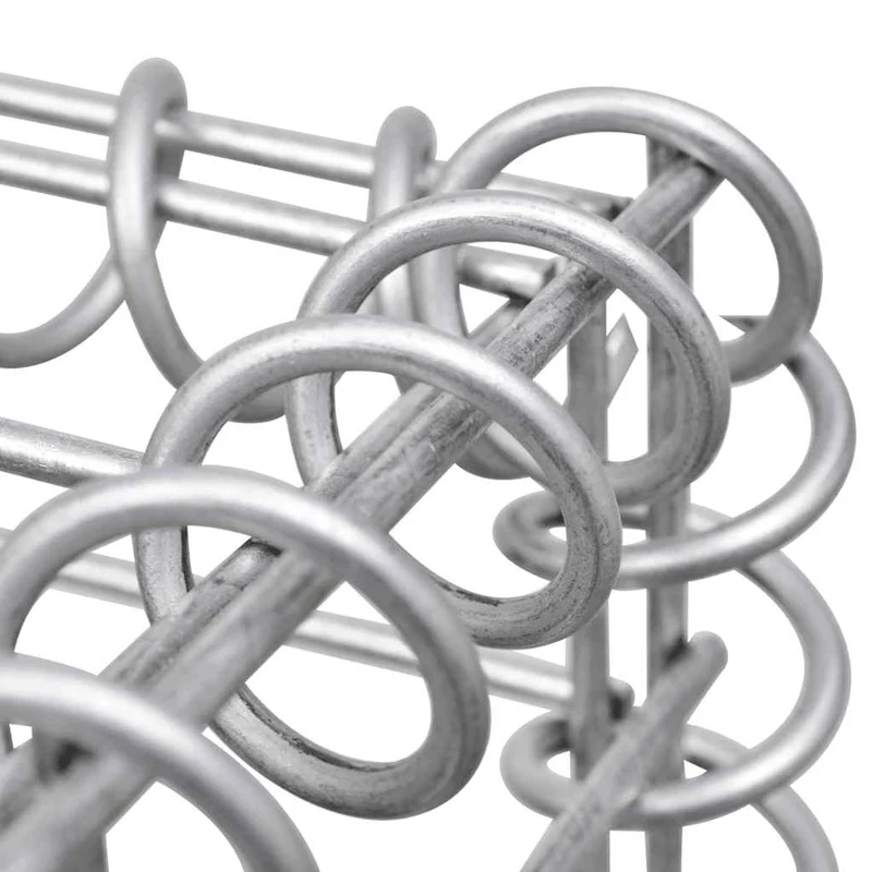 Gabionen Würfel Stahldraht 60x60x60 cm Steinkorb Gartenzaun Element Mauer Wand