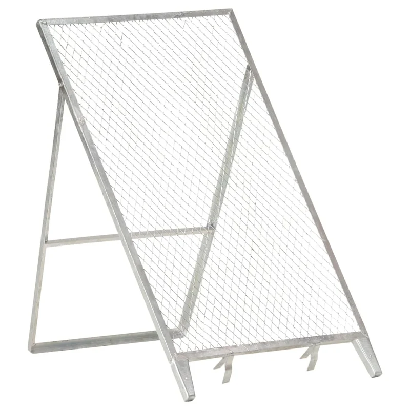 Durchwurfsieb Erdsieb Verzinkter Stahl 60 x 85 x 89 cm klappbar Gartensieb