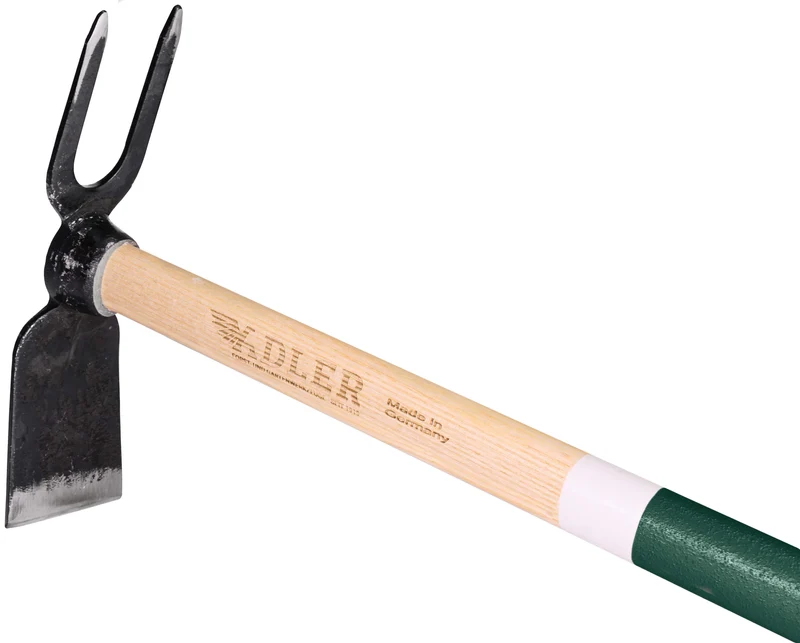 Gartenhacke "Lily S" 2-Zinken-Doppelhacke geschmiedet stabil hochwertig 450 mm