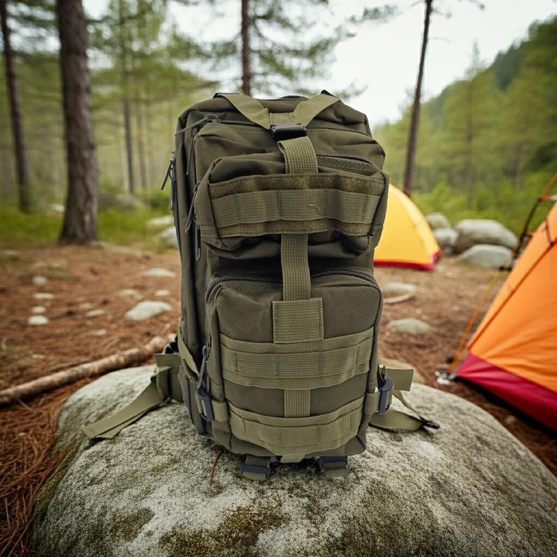 Armee-Style Rucksack 20 liter Camouflage BW BH wasserabweisend oliv grün tarnfarbe