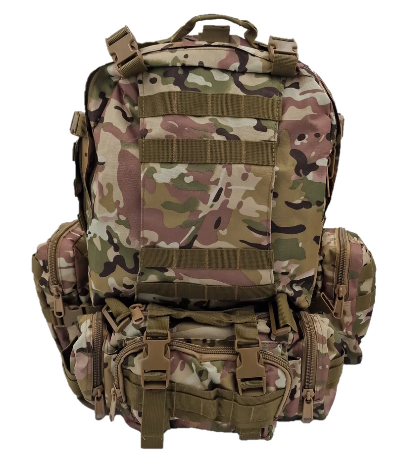 Armee-Style Rucksack 45 liter Camouflage BW BH wasserabweisend wüste tarn beige