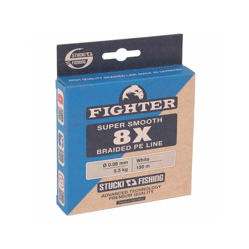 Stucki Fishing Fighter 8X Geflochtene PE Schnur
