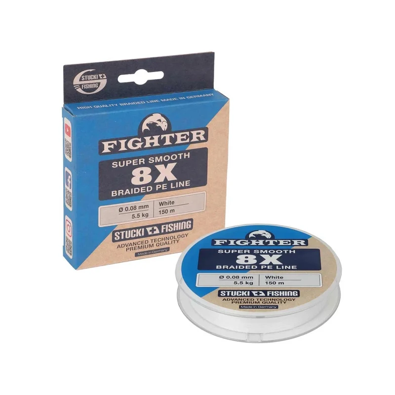Stucki Fishing Fighter 8X Geflochtene PE Schnur