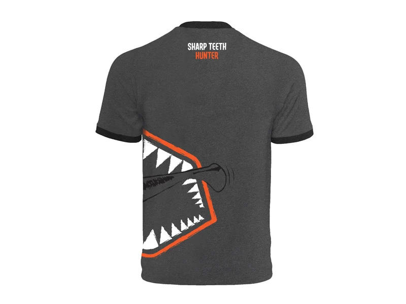 Delphin T-Shirt ATAK! | Stylisches Raubfisch-Shirt | Baumwolle | Angelbekleidung
